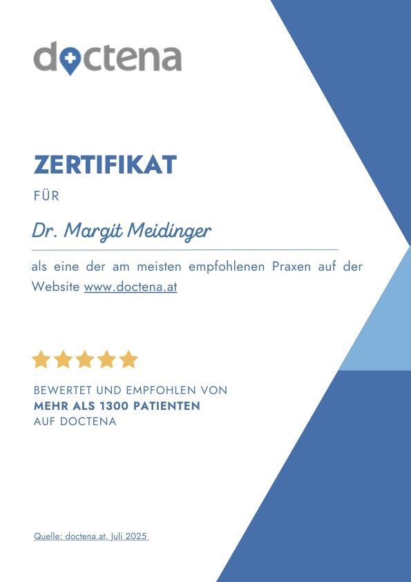 Doctena 2025 Dr. Margit Meidinger