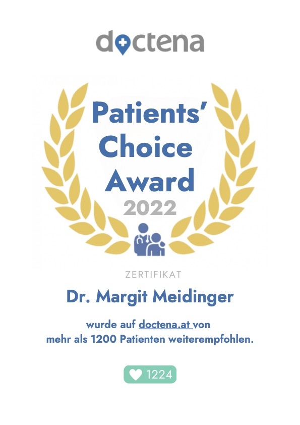 Patient's choice award - 2022