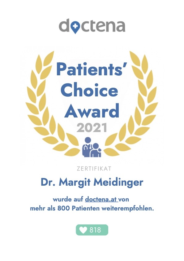 Patient's choice award - 2021